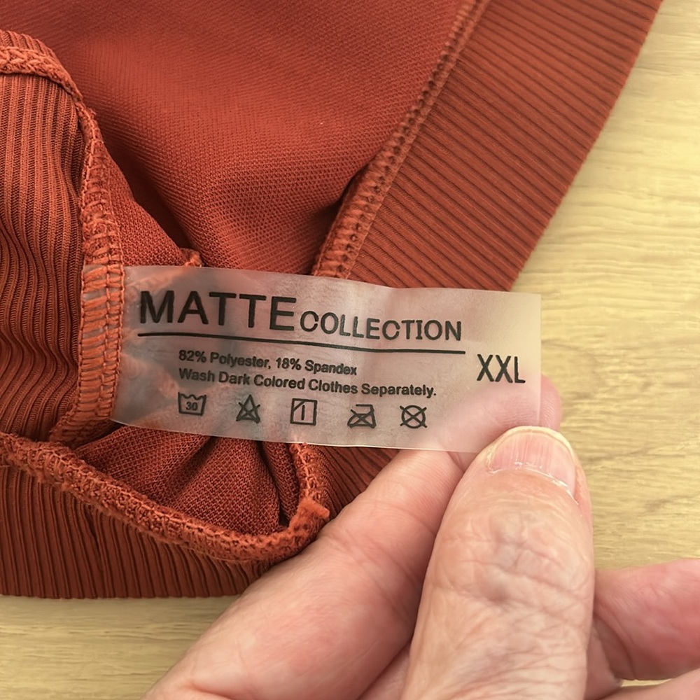 NWOT Matte Collection Ribbed Bikini Set - Picture 4 of 10